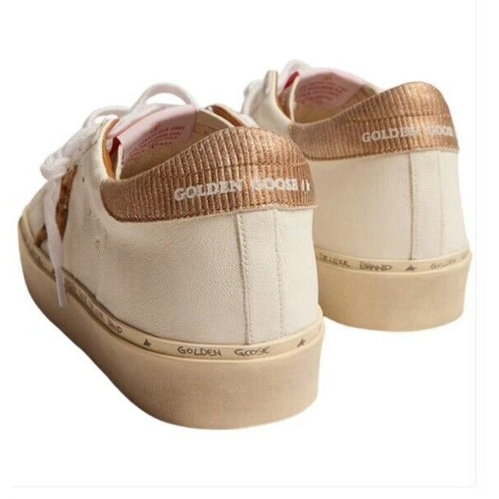 Golden Goose Hi Star Classic With List- Leather Upper Giraffe Horsy Star Size 40 - Picture 15 of 16